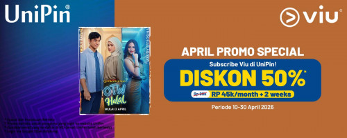 Promo Viu di UniPin! Nonton OTW Halal dengan Diskon 50%